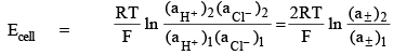 Concentration Cells with and without Transport | Physical Chemistry