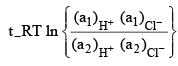 Concentration Cells with and without Transport | Physical Chemistry