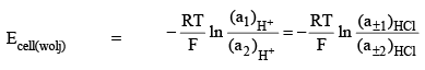 Concentration Cells with and without Transport | Physical Chemistry