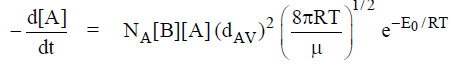 The Collision Theory of Bimolecular Gaseous Reaction | Physical Chemistry