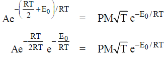 The Collision Theory of Bimolecular Gaseous Reaction | Physical Chemistry