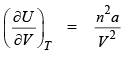 Thermodynamic Equations Of State | Physical Chemistry