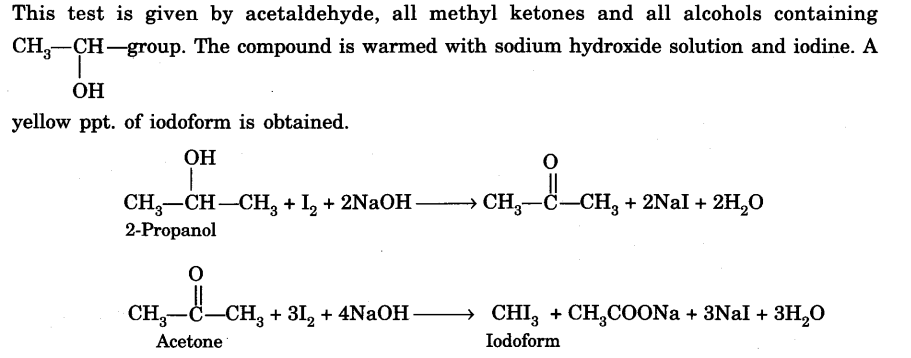 Identification of Functional Groups by Chemical Tests | Organic Chemistry