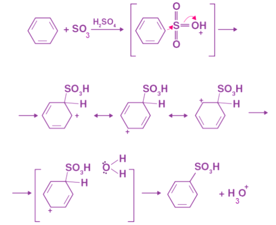 Benzene Electrophilic Substitution: Sulfonation, Nitration & Halogenation | Organic Chemistry