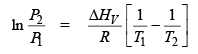 Clausius Clapeyron Equations | Physical Chemistry