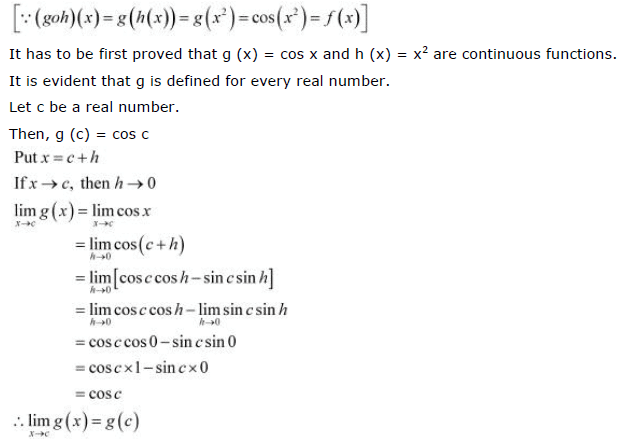 NCERT Solutions Class 12 Maths Chapter 5 - Continuity & Differentiability