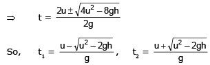 Motion under Gravity - JEE
