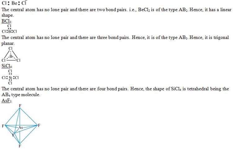 Chemical Bonding, NCERT Solutions, Class 11, Chemistry | Additional Study Material for Class 11