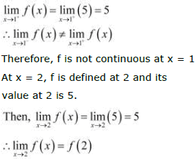 NCERT Solutions Class 12 Maths Chapter 5 - Continuity & Differentiability