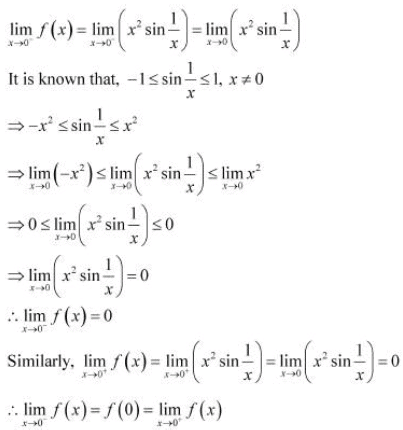 NCERT Solutions Class 12 Maths Chapter 5 - Continuity & Differentiability