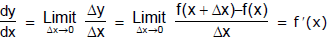 Differentiation, Chapter Notes, Class 12, Maths (IIT) - JEE