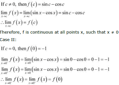 NCERT Solutions Class 12 Maths Chapter 5 - Continuity & Differentiability