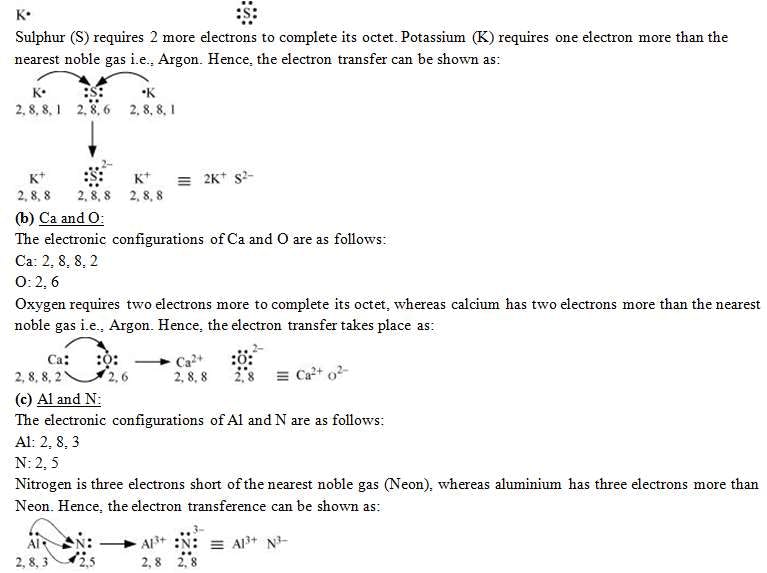 Chemical Bonding, NCERT Solutions, Class 11, Chemistry | Additional Study Material for Class 11