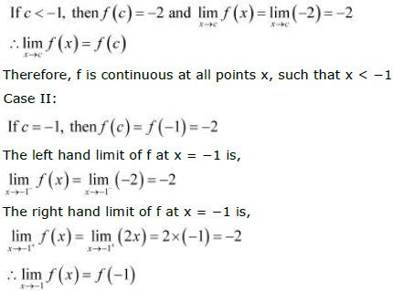 NCERT Solutions Class 12 Maths Chapter 5 - Continuity & Differentiability