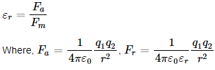 Permittivity & Relative Permittivity for Coulomb`s Law | Physics for JEE Main & Advanced