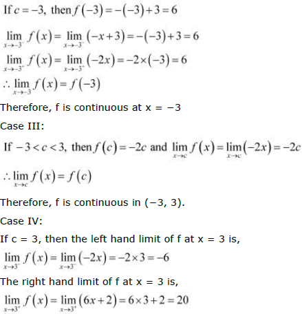 NCERT Solutions Class 12 Maths Chapter 5 - Continuity & Differentiability