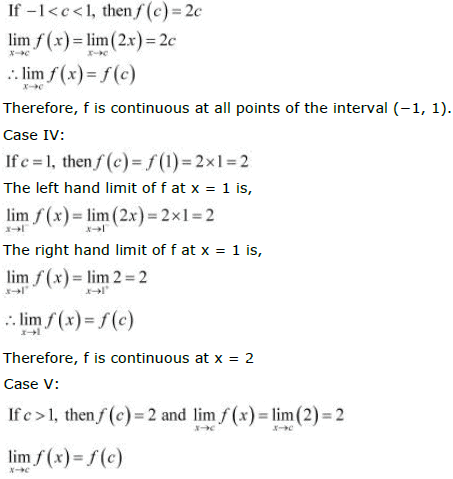 NCERT Solutions Class 12 Maths Chapter 5 - Continuity & Differentiability