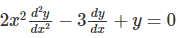 JEE Advanced (Single Correct Type): Differential Equations | Chapter-wise Tests for JEE Main & Advanced