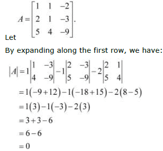 NCERT Solutions Class 12 Maths Chapter 4 - Determinants