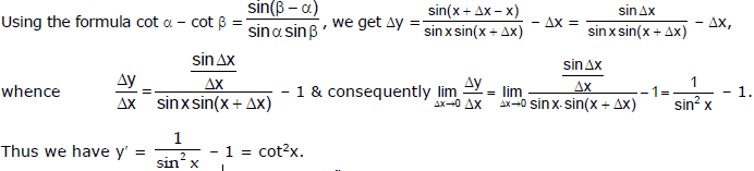 Differentiation, Chapter Notes, Class 12, Maths (IIT) - JEE