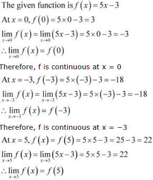 NCERT Solutions Class 12 Maths Chapter 5 - Continuity & Differentiability
