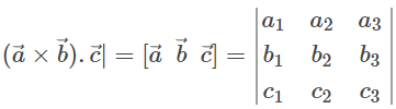Scalar Triple Product - JEE