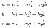 Scalar Triple Product - JEE