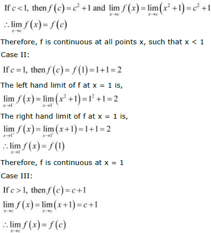 NCERT Solutions Class 12 Maths Chapter 5 - Continuity & Differentiability