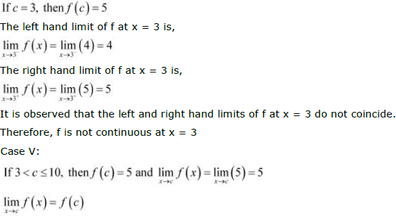 NCERT Solutions Class 12 Maths Chapter 5 - Continuity & Differentiability