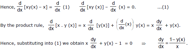 Differentiation, Chapter Notes, Class 12, Maths (IIT) - JEE
