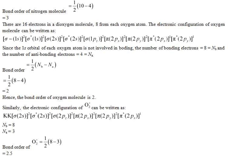 Chemical Bonding, NCERT Solutions, Class 11, Chemistry | Additional Study Material for Class 11