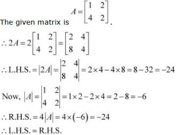 NCERT Solutions Class 12 Maths Chapter 4 - Determinants