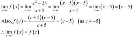 NCERT Solutions Class 12 Maths Chapter 5 - Continuity & Differentiability