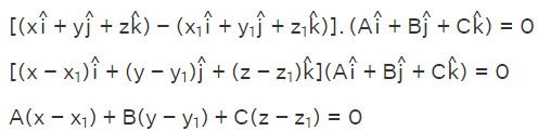 Equation of a Plane: Vector, Scalar, and General Forms - JEE