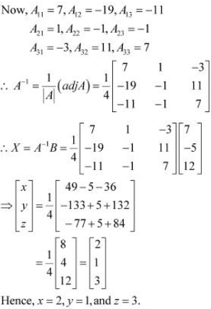 NCERT Solutions Class 12 Maths Chapter 4 - Determinants