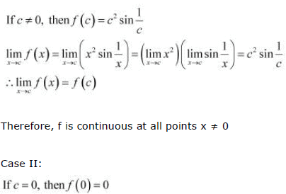 NCERT Solutions Class 12 Maths Chapter 5 - Continuity & Differentiability