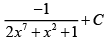 JEE Advanced (One or More Correct Option): Indefinite Integral | Chapter-wise Tests for JEE Main & Advanced