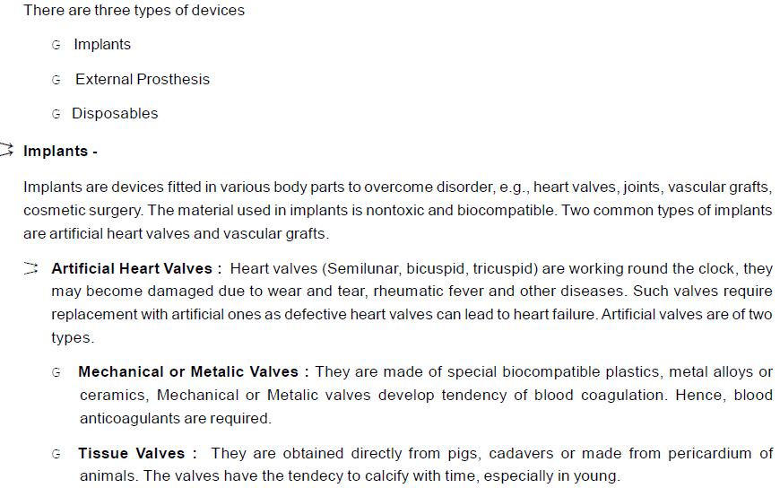Chapter Notes - Immunity and Disease, Class 12, Biology (AIPMT)