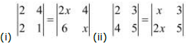 NCERT Solutions Class 12 Maths Chapter 4 - Determinants