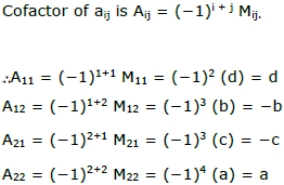 NCERT Solutions Class 12 Maths Chapter 4 - Determinants