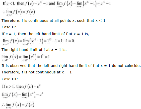 NCERT Solutions Class 12 Maths Chapter 5 - Continuity & Differentiability