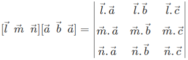 Scalar Triple Product - JEE