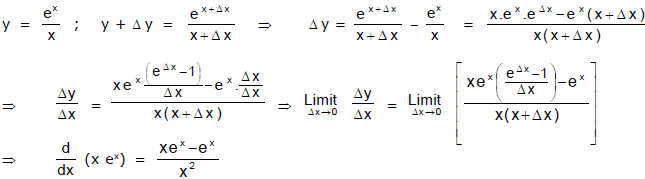 Differentiation, Chapter Notes, Class 12, Maths (IIT) - JEE