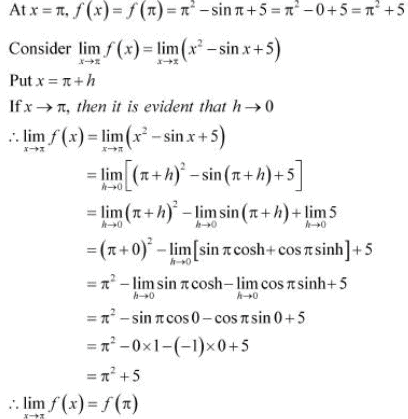 NCERT Solutions Class 12 Maths Chapter 5 - Continuity & Differentiability