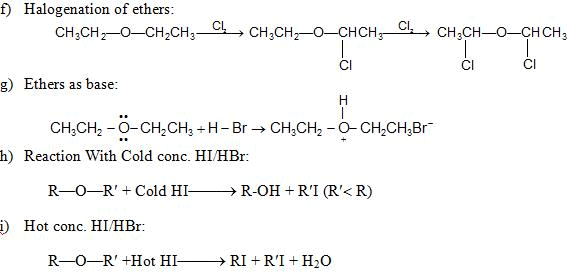 Alcohols, Phenols & Ethers Class 12 Notes Chemistry Chapter 7