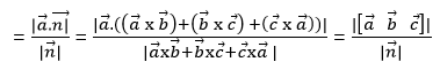 Scalar Triple Product - JEE