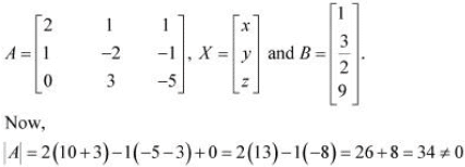 NCERT Solutions Class 12 Maths Chapter 4 - Determinants