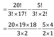 MCQs`: Basic Concepts of Permutations and Combinations