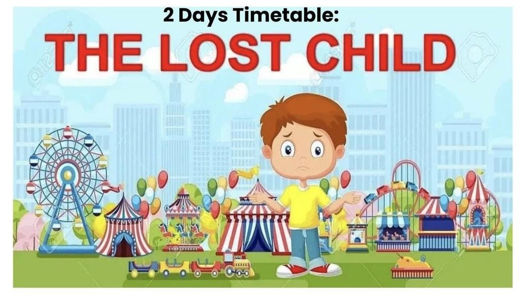 2 Days Timetable: The Lost Child | English Class 9