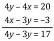 MCQ`s: Equations